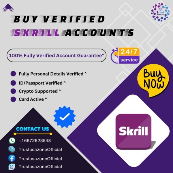 Buy Verified Skrill Accounts