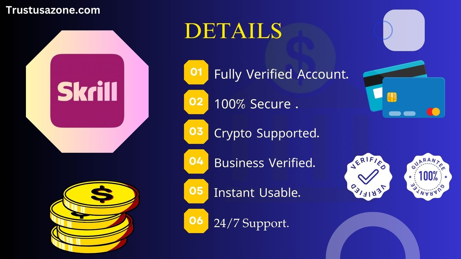 Buy Verified Skrill Accounts